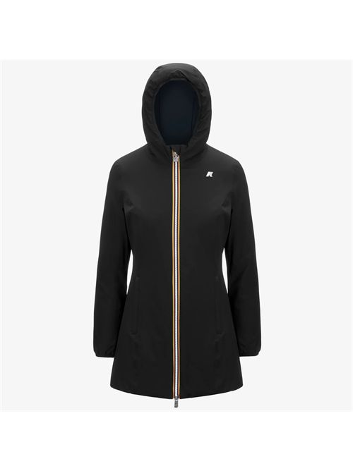 Giacca Denise st Warm double donna col. black blu K-WAY | DENISE ST WARM DUBLEA3C